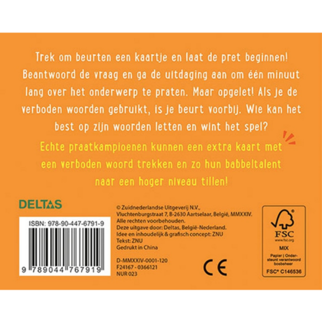 Deltas Spellen, Let op je woorden