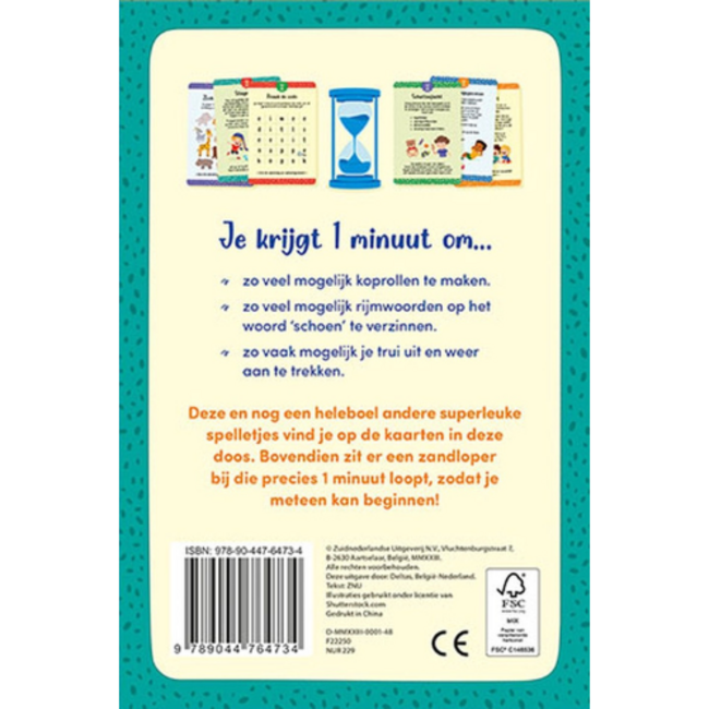 Deltas De leukste 1-minuutspelletjes (met zandloper)