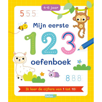 Deltas Mijn eerste 123 oefenboek (4-6 j.)