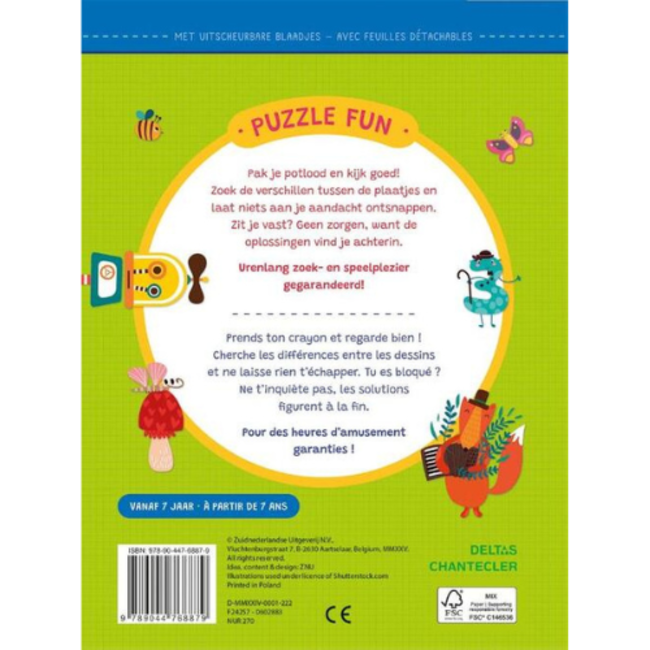 Deltas Puzzle Fun - Zoek de verschillen