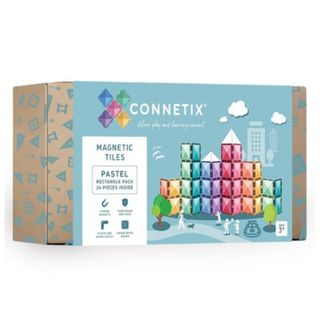 Connetix Magnetisch bouwset, Connetix - Pastel Rechthoeken (Pastel Rectangle Pack 24 pc)