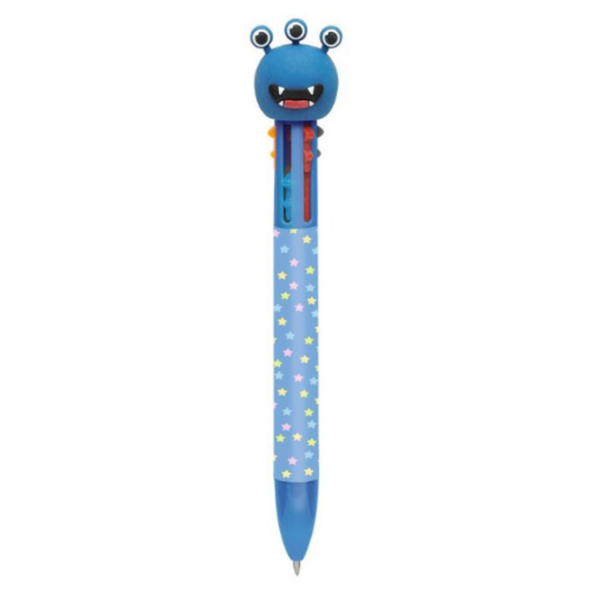 Monster uitwisbare 6 kleuren pen