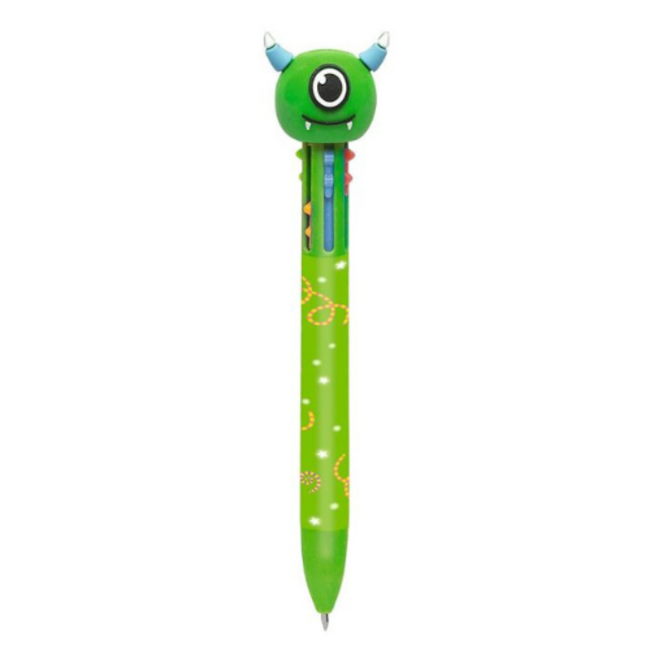 Monster uitwisbare 6 kleuren pen