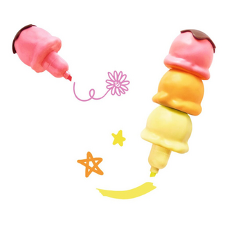 Knutselen, Accessoires - Markeerstiften, ijsbollen, assorti