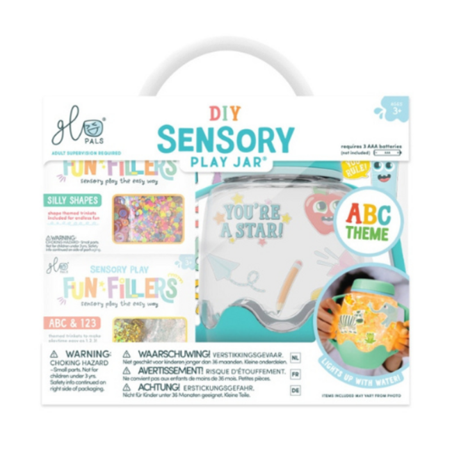 Glopals Glopals DIY Jarset blue ABC