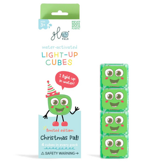 Glopals Glo pals light up cubes 4pc Christmas