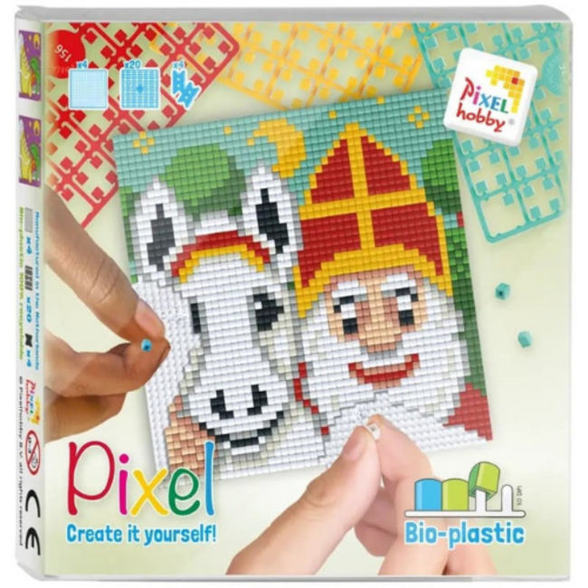Pixelhobby Pixel Set - Sinterklaas - Sinterklaas met paard