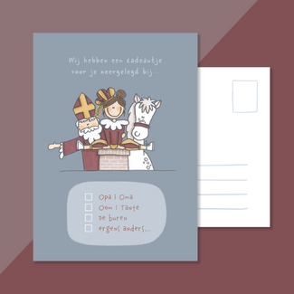 Liefz Illustratie Enkele kaart - Sinterklaas