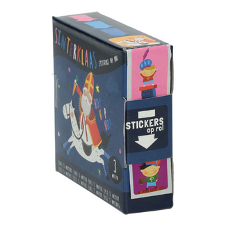 Knutselen, Stickers - Sinterklaas stickers op rol, 3 meter