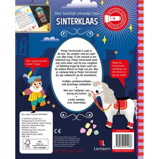 Zaklampboek, Het heerlijk avondje van Sinterklaas en Piet