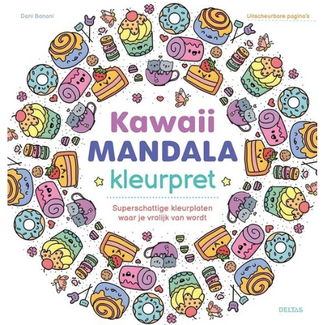 Deltas Kawaii Mandala kleurpret