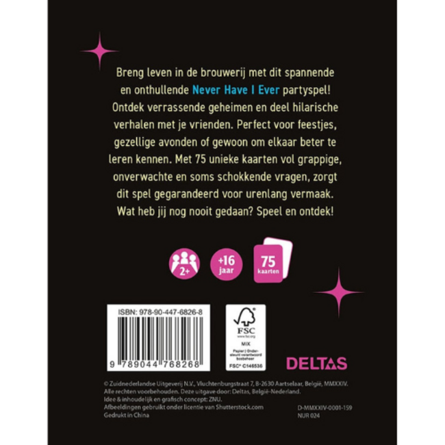 Deltas Never Have I Ever - Party Games