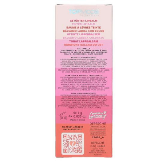 TOPModel Kinder make-up - tinted lipbalm BEAUTY and ME
