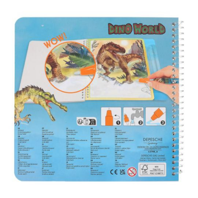 TOPModel TOPModel - Dino World Aqua Magic Book