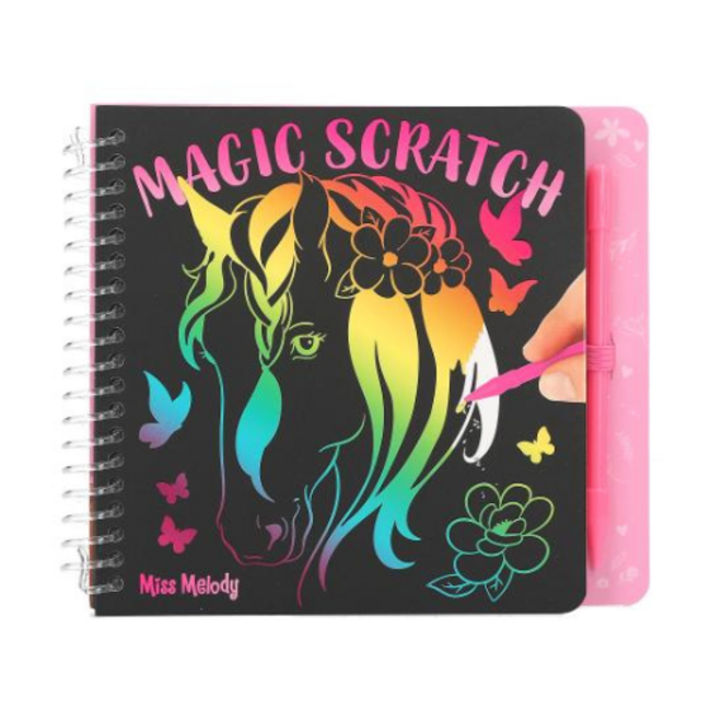 TOPModel TOPModel - Miss Melody mini Magic Scratch boek