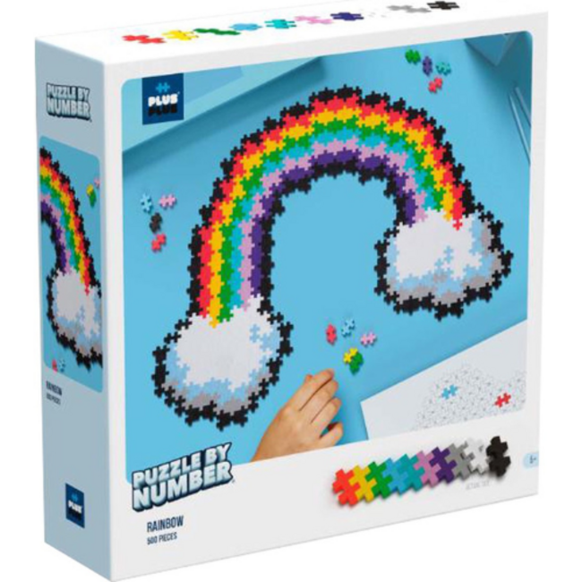 Plus Plus Puzzle By Number Rainbow 500pcs