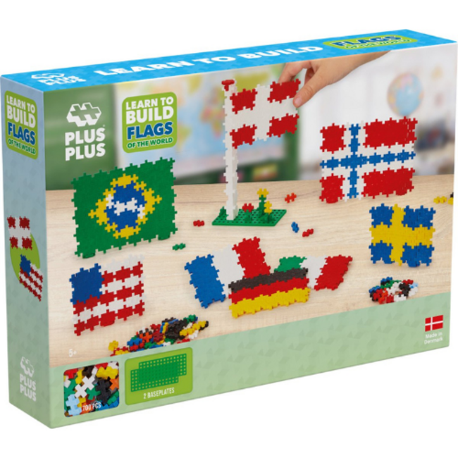 Plus Plus Plus-Plus Learn To Build Flags of the World