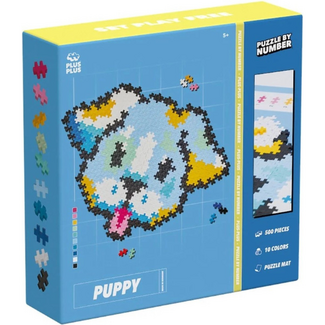 Plus Plus Plus-Plus Puzzle By Number Puppy 500pcs
