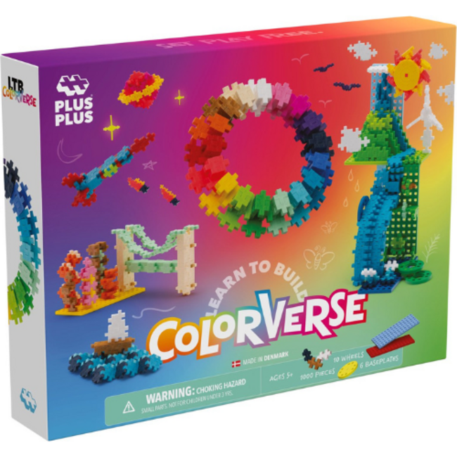 Plus Plus Learn to build Colorverse Super set