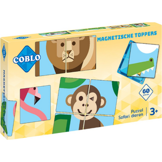 Coblo Coblo Magnetisch Bouwset, Bouw speelgoed Coblo - Toppers Dieren 60 stuks