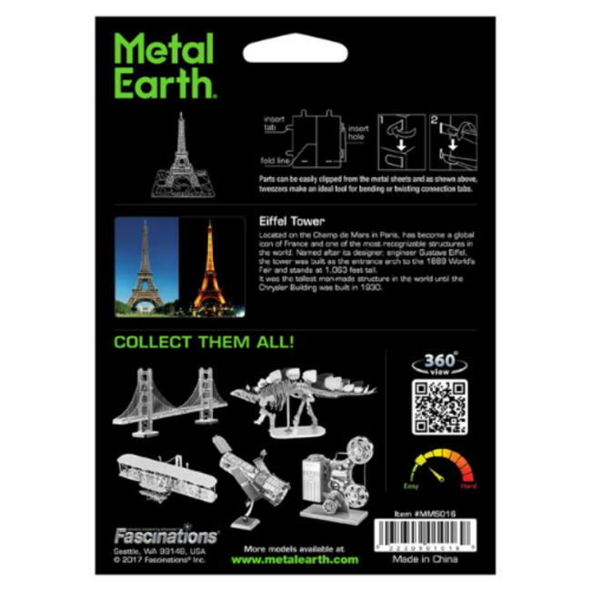 Metal Earth  - Eiffel Tower
