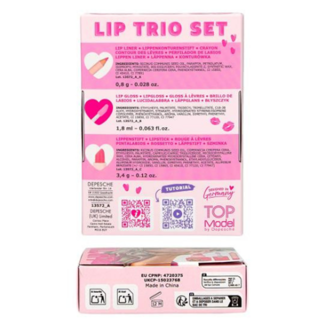 TOPModel TOPModel, Make-up - Lip trio set BEAUTY and ME