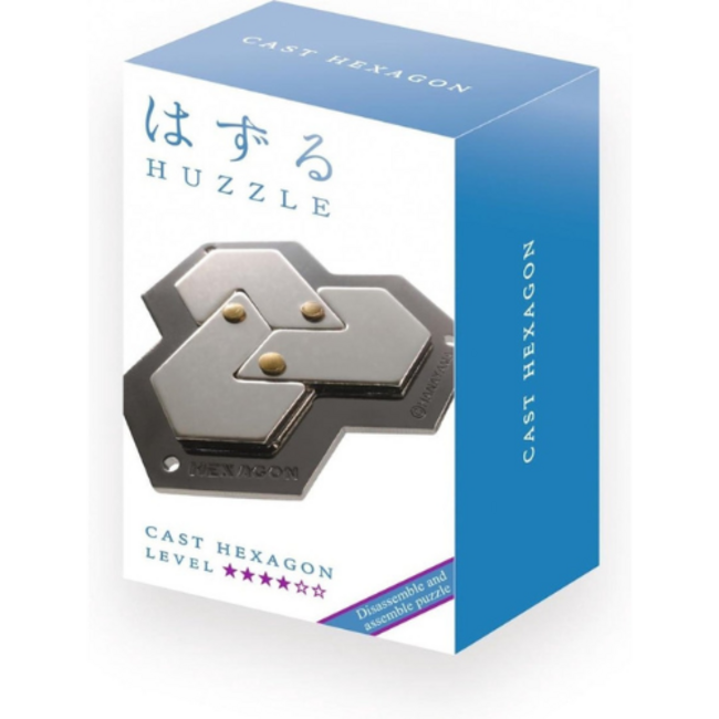 Huzzle Huzzle Cast Puzzle - Hexagon