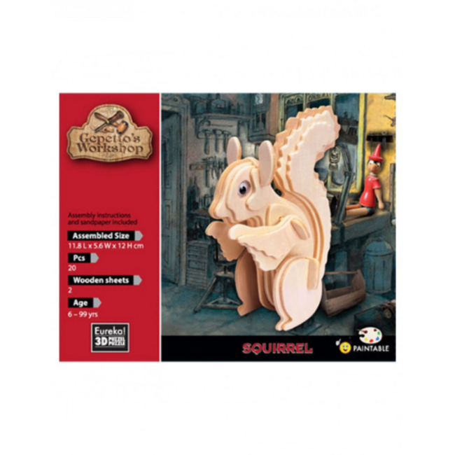 Gepetto's Workshop Eureka - Eekhoorn