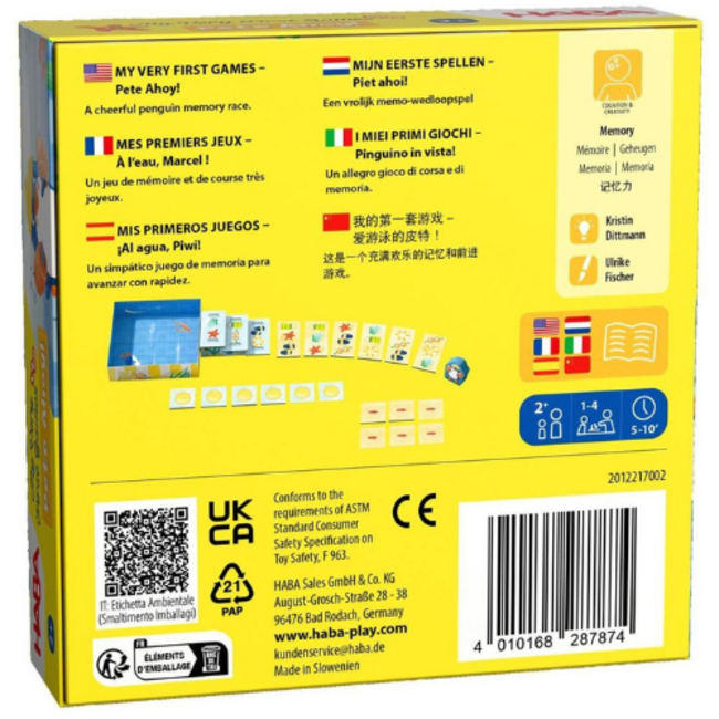 HABA Mijn eerste spellen - Piet ahoi!