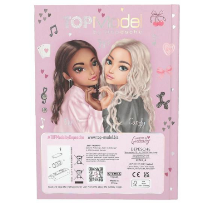 TOPModel TOPModel - Dagboek met geheime code