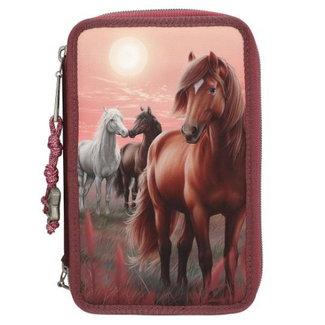 TOPModel Miss Melody, Etui - 3 vaks etui Dreamland paarden