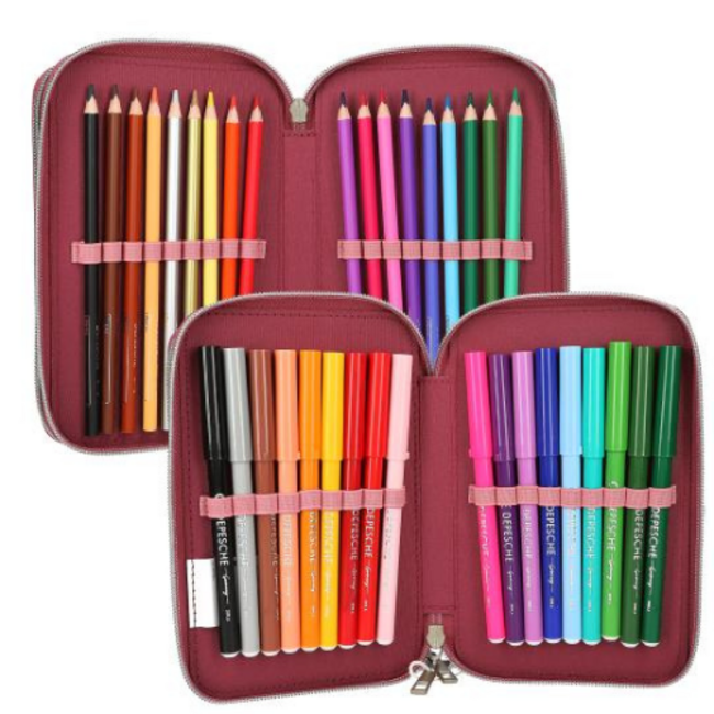 TOPModel Miss Melody, Etui - 3 vaks etui Dreamland paarden