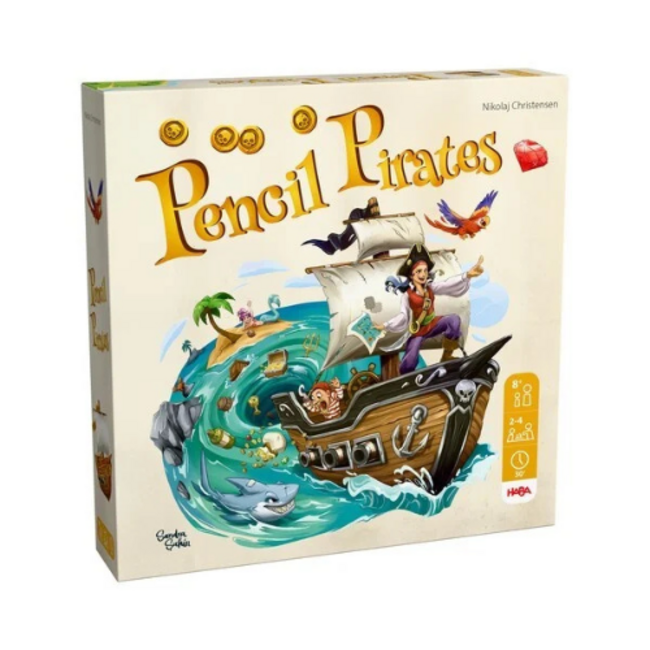 HABA !!! Game - Pencil Pirates (INT = DE 2012233001) (E/F/NL/IT/ES/CHN)