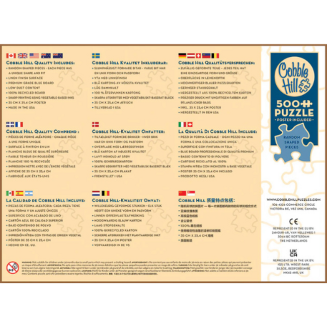 Cobble Hill puzzle 500 stukjes - Brambly Hedge: Picknick Voorbereidingen