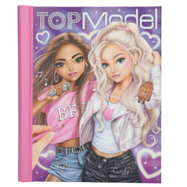 TOPModel TOPModel, Kleurboek met Led en geluid