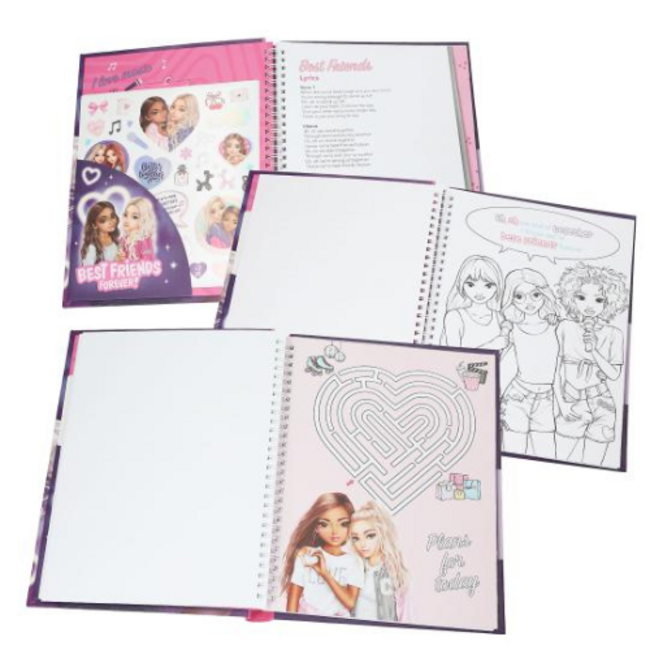 TOPModel TOPModel, Kleurboek met Led en geluid