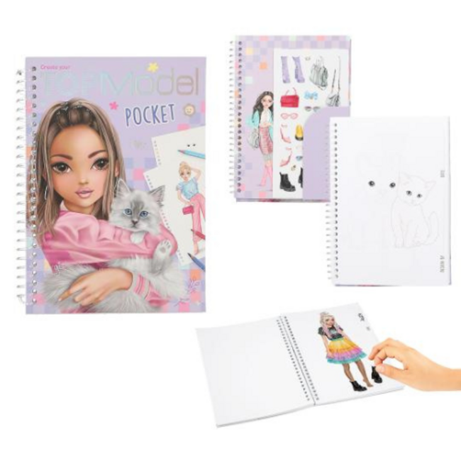 TOPModel TOPModel, Kleurboek -Pocket kleurboek