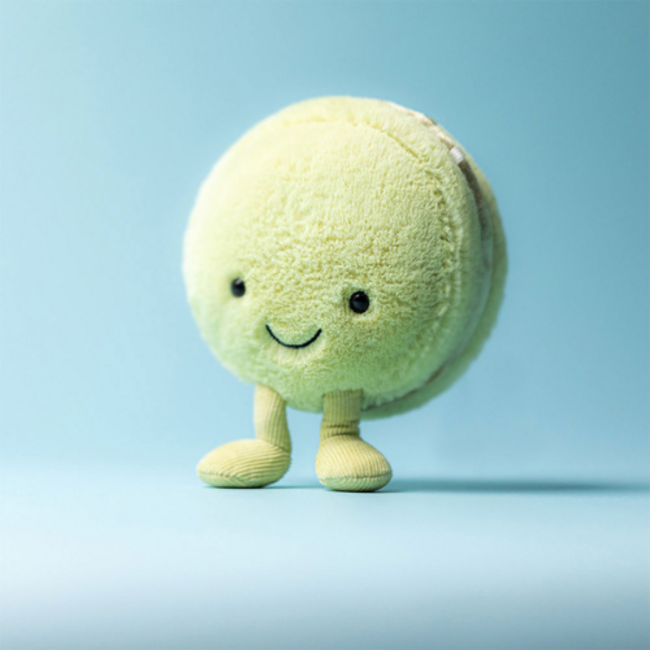 Jellycat Amuseables Max Macaron (Pistachio)