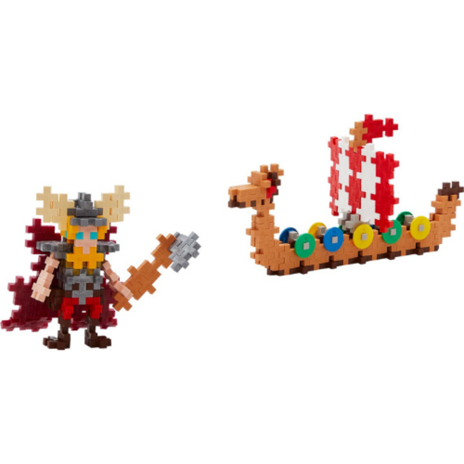 Plus Plus Viking Ship / 100 pcs Tube