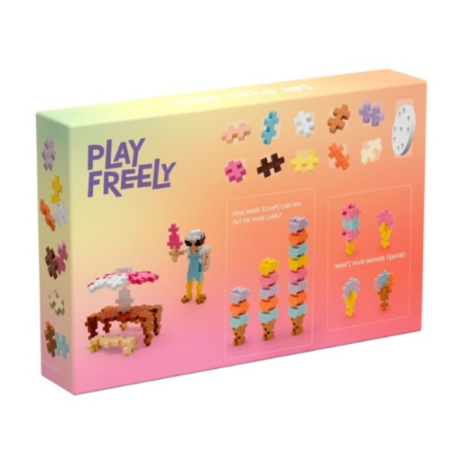 Plus Plus Learn to Build Ice Cream Shop