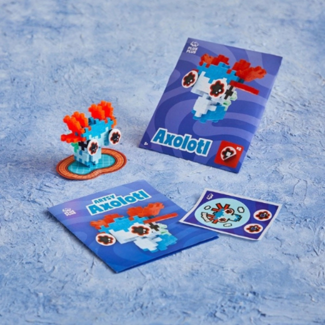 Plus Plus Pet Packet - Axolotl (Blue)
