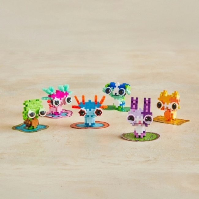 Plus Plus Pet Packet - Axolotl (Pink)