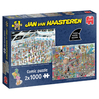 Jumbo Puzzels, Geef ons de ruimte & Net als in de film – Jan van Haasteren (2×1000)