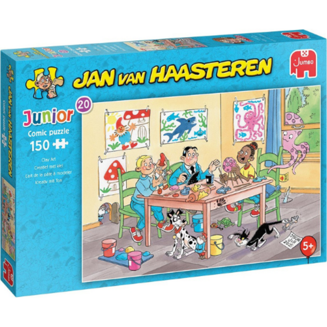 Jumbo legpuzzels Creatief met klei – Jan van Haasteren Junior (150)