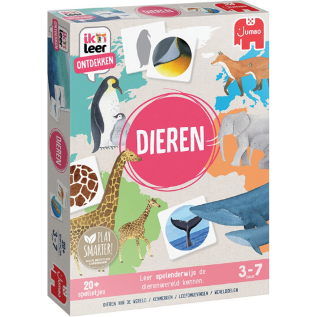 Jumbo Educatief - Ik leer ontdekken dieren, 3+
