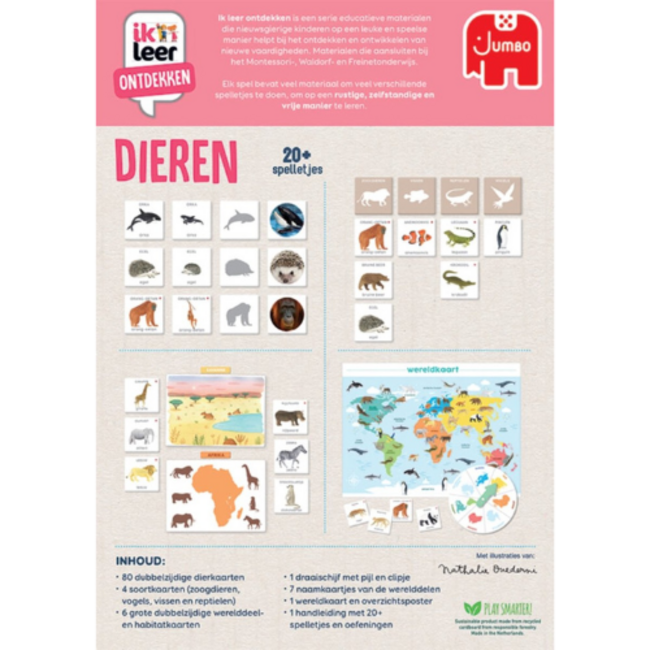 Jumbo Educatief - Ik leer ontdekken dieren, 3+
