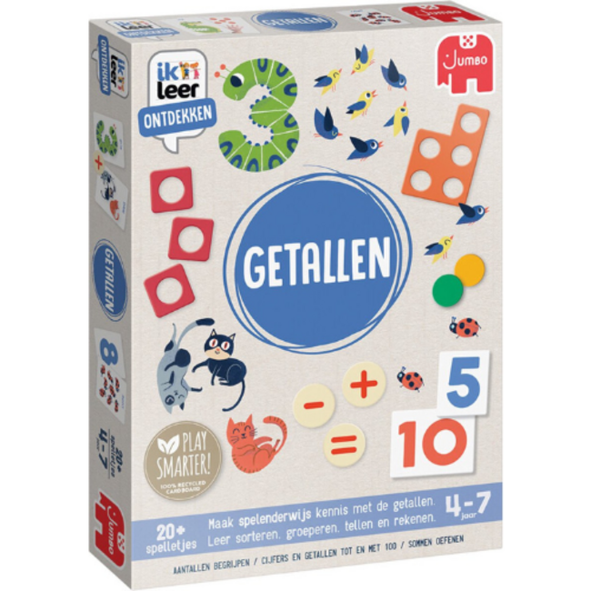 Jumbo Educatieve spellen - Ik leer ontdekken getallen, 4-7 jr.