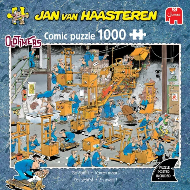 Jumbo legpuzzels - Oldtimers Karren Maar! – Jan van Haasteren (1000)