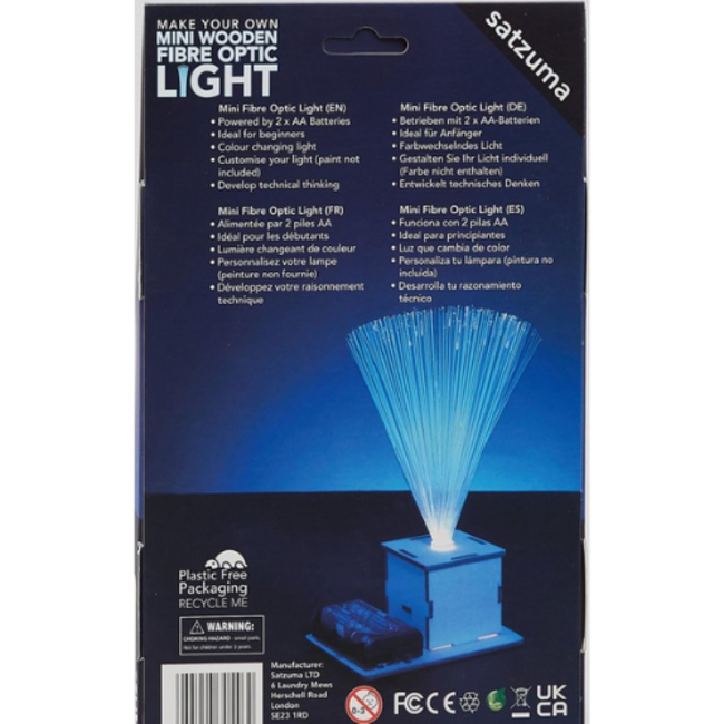 Satzuma DIY make your own Fibre optic light, 6+