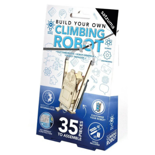Satzuma DIY make your own Climbing Robot, 6+